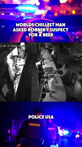 Worlds Chillest Man Asked Robbery Suspect For A Beer #police #fyp #cops #copsoftiktok #bodycam #policeoftiktok #usa 