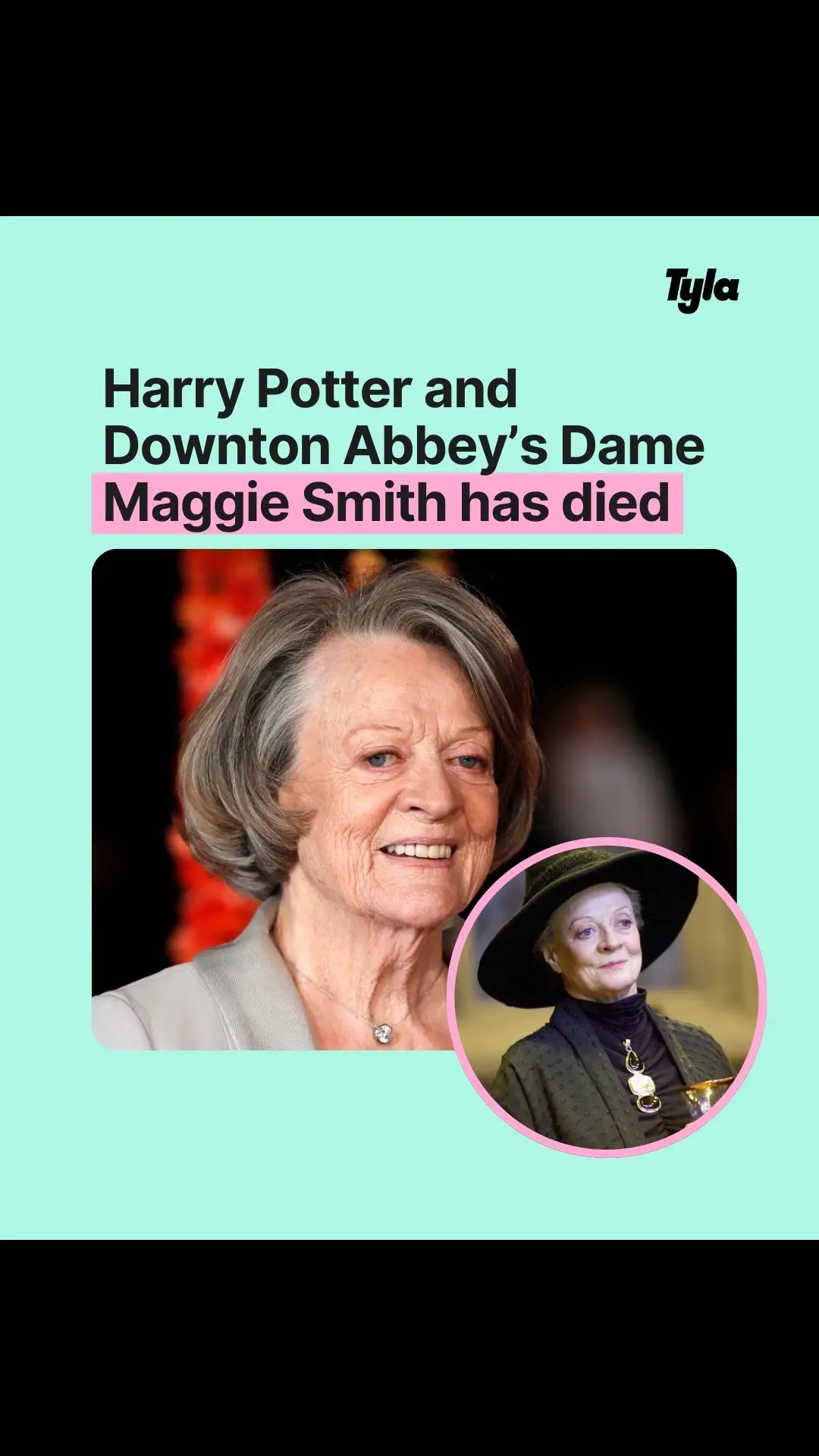 Dame Maggie Smith has sadly died aged 89. In a statement issued via their publicist, her two sons Chris Larkin and Toby Stephens said: 