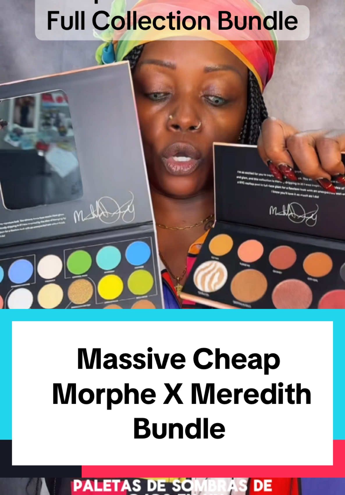 Bundle! Morphe x Meredith Full Collection Bundle with 35 Pan Artistry Palette, Multi-Effects Palette, Foaming Face Primer, Eye/Face/ Lip Gloss, Lip Liner & Glaze Duo and Brow Sculpting Wax @Morphe Cosmetics  🔗 #beautytips  #makeuptips  #makeup  #primer  #makeup #beauty #makeuptutorial #makeupvideos #beautyvideos #makeunreels #TikTokShop #tiktokshopdeals 