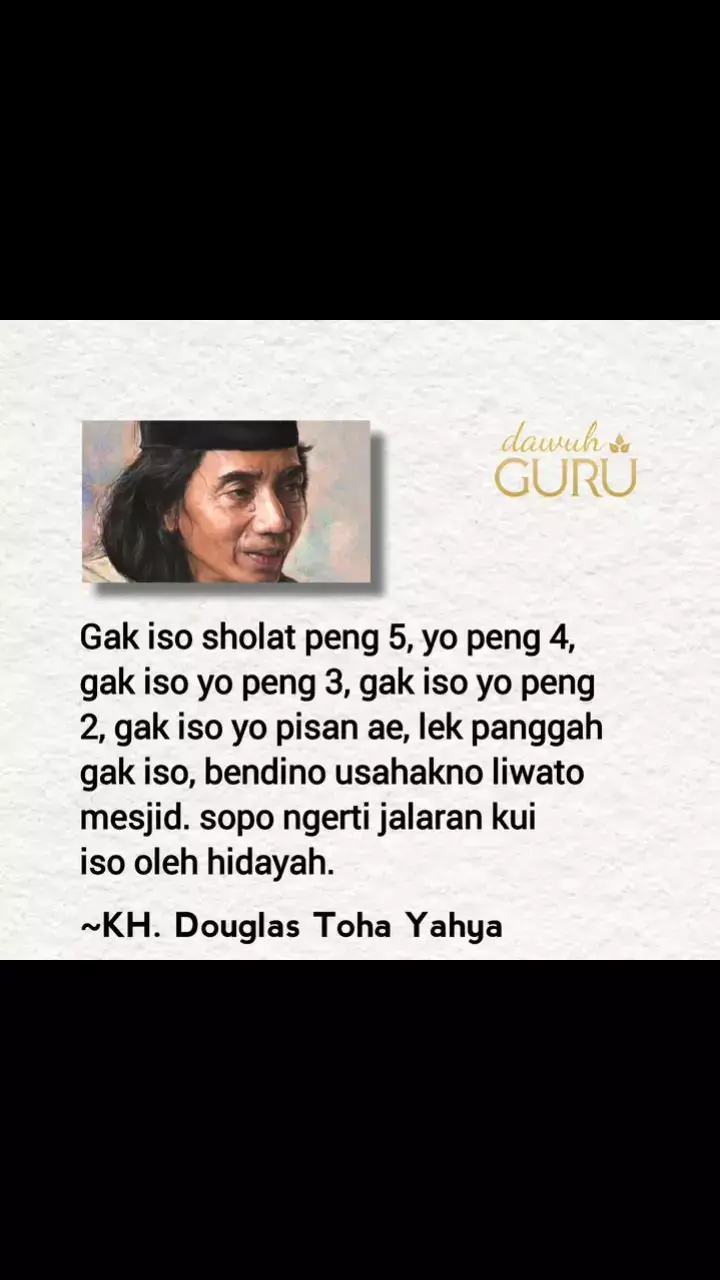 lek durung ISO lewat mesjid Bendino senengo Karo wong engkang parek pengeran .. berkah Fatihah kagem beliau KH. Douglas Toha Yahya..  Alfaatihah #dawuhguru #guslik #kediri 