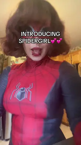 SHES FINALLY HERE AFTER ME PUTTING IT OFF FOR SO LONG 😭😭 #fyp #spiderman #cosplay 