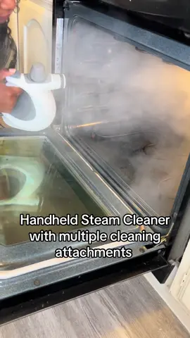 Disinfect with ZERO chemicals & take care of tough grime with this handheld steam cleaner! On sale with free shipping! #steamcleaner #cleaningtiktok #CleanTok #clean #cleaninghack #steamer #cleaning #cleanhome #handheldsteamer 