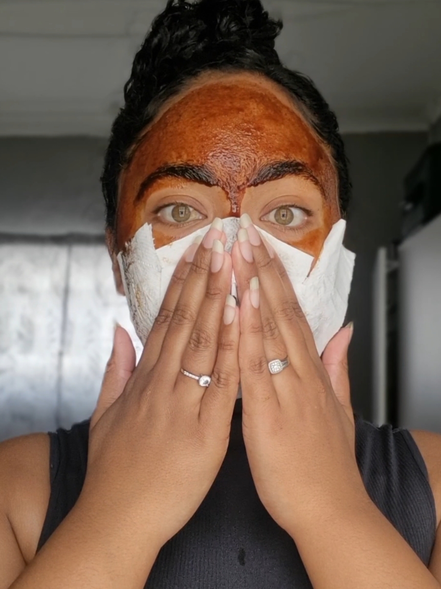 TRYING THE VIRAL EGG & COFFEE PEEL OFF MASK.  follow me on youtube for more