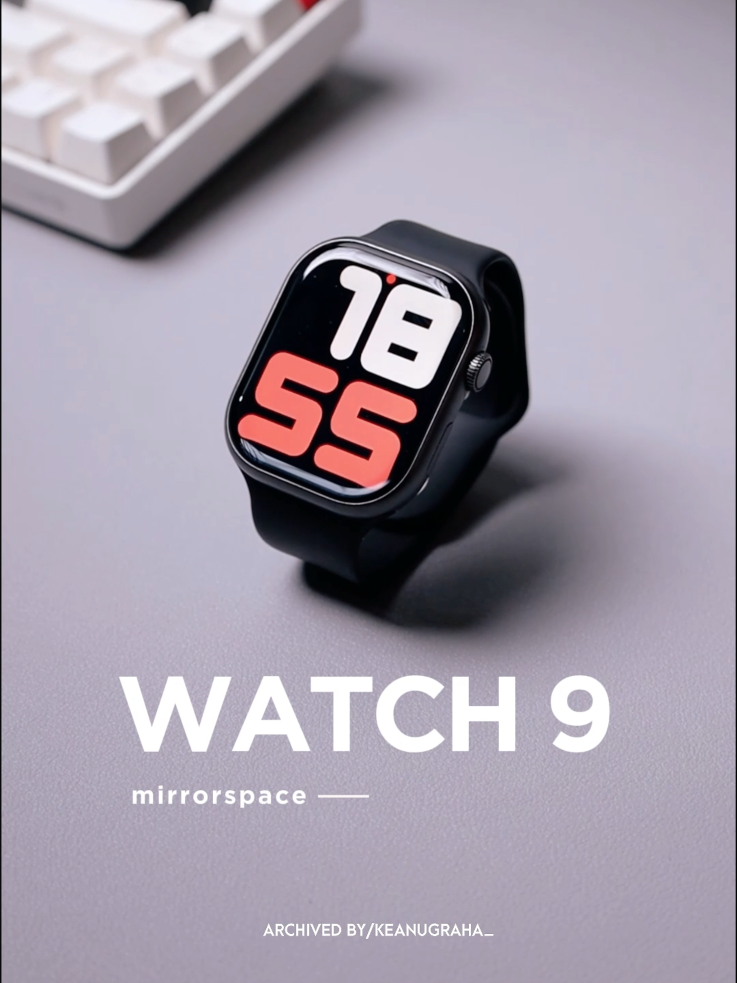 smartwatch layar amoled super ganteng #mirrorspace #mirrorspacewatch9 #smartwatch #cod