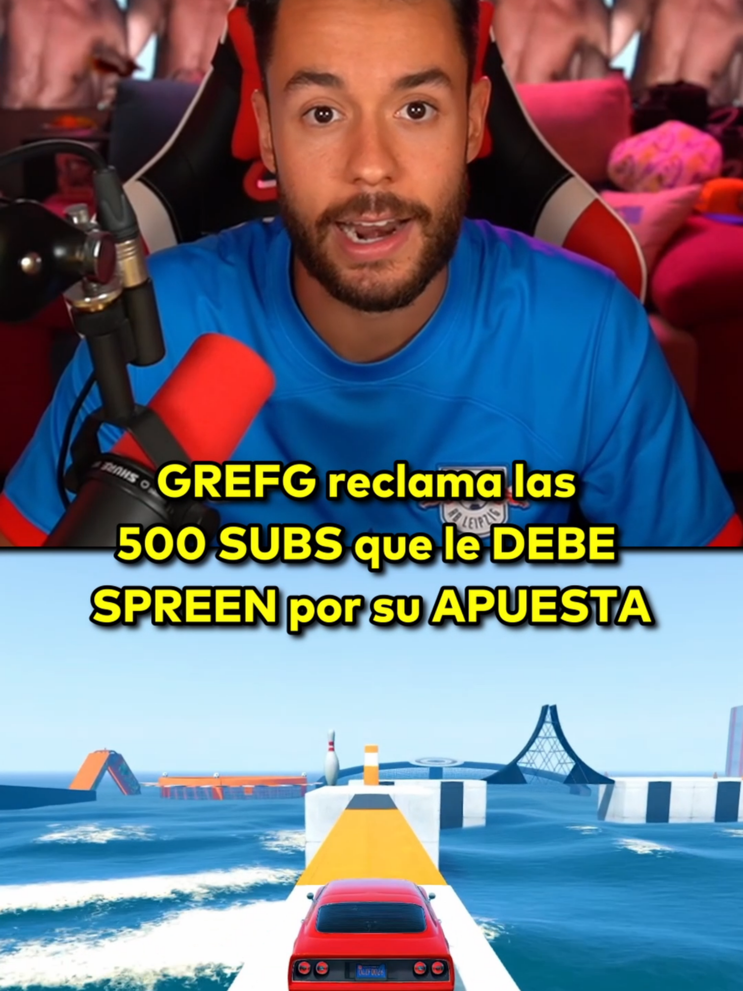 GREFG reclama las 500 SUBS que le DEBE SPREEN por su APUESTA #thegrefg #spreen #twitch #fyp #parati