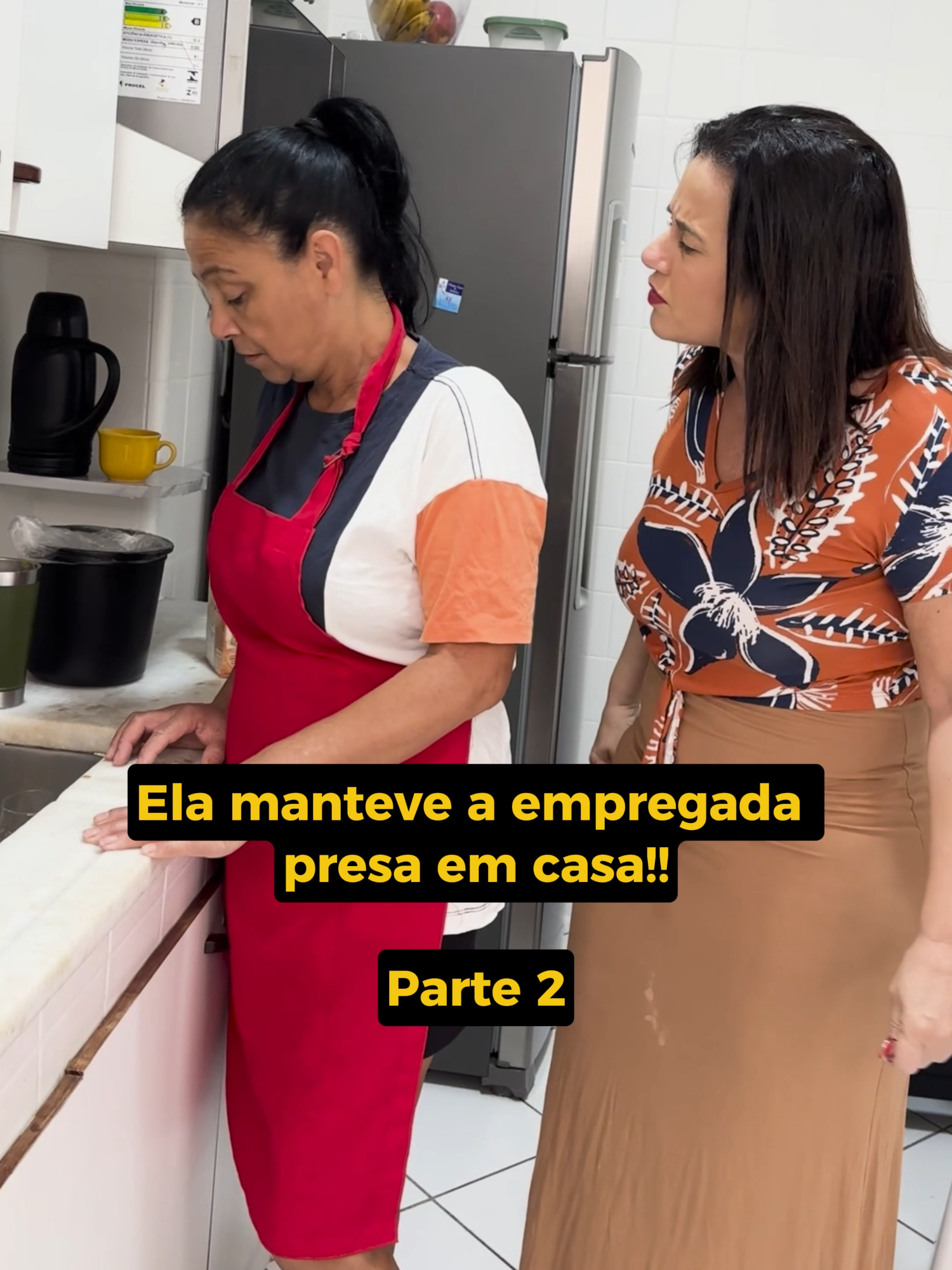 Ela manteve a empregada pr3s4 em casa!! Parte 2