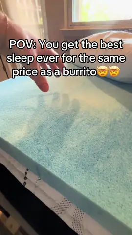 You will never want to get out of bed again💤😴 #memoryfoam #mattresstopper #sweetfurniture #mattress #tiktokshop 
