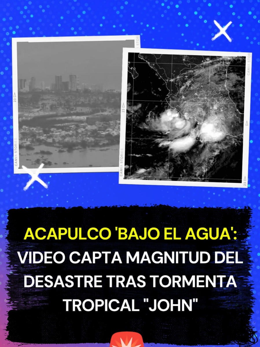 🚨 #Acapulco 'bajo el agua': Video capta magnitud del #desastre tras #tormentatropical 