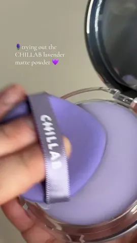 The perfect touch up powder 🤭 #Chillab #ChillabPowder #chillabUSA #gifted @CHILLAB @CHILLAB CUENTA OFICIAL #newmakeup #makeupreview 