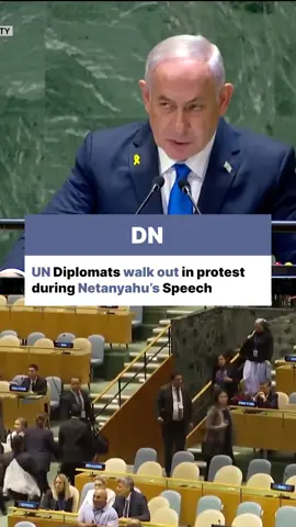 Scores of diplomats walked out of Israeli PM Netanyahu’s speech at the UN in protest of Israel’s ongoing war on Gaza and recent attacks on Lebanon. Diplomats exited as Netanyahu took the stage, with the presiding diplomat calling for “order.” Gaza, now nearly a year into the conflict, has seen over 42,000 deaths, and residents in northern Gaza are facing famine conditions. Israel has also been bombing Lebanon, with over 700 casualties reported. Netanyahu defended his actions, warned Iran of retaliation, and rejected calls for a ceasefire, saying, “We’re at war with Hezbollah.” Hours after his speech, Israeli jets bombed Beirut’s southern suburbs. Tensions escalate as world leaders call for peace. 