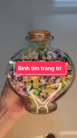 Xinh lung linh khi trang trí với sao và hạt giấy#xuhuongtiktok #thuỷtinhtracyshop #thuytinhcaocap 