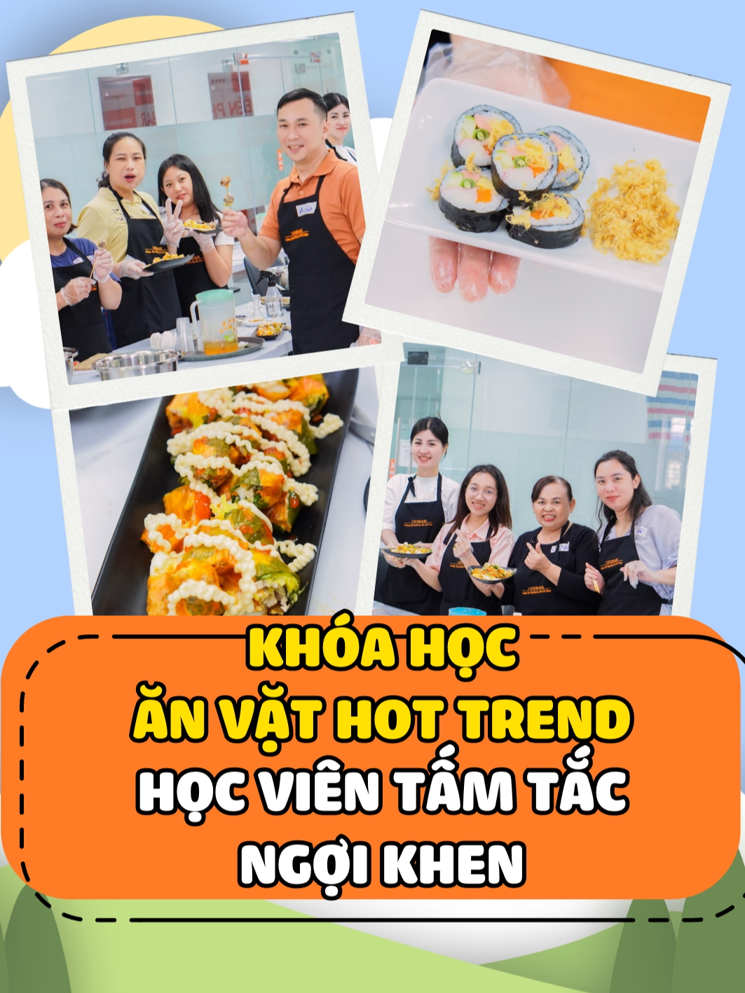 Khóa Học Ăn Vặt Hot Trend - Học Viên Tấm Tắc Ngợi Khen #nhivinbar #anvat #food #nauancungtiktok #banhtrangtron #comcuon #micay #comtron