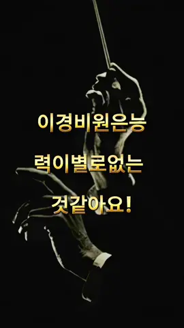 이경비원은능력이별로없 는것같아요!