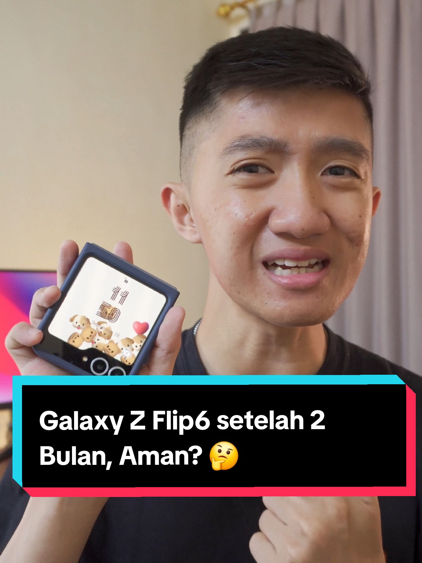 Replying to @z_astrophile Jadiin Z Flip6 daily driver setelah 2 bulan masih aman ga sih? #samsung #samsunggalaxy #galaxyzflip6 #zflip6 #flip6 #review #testimony #2monthslater 