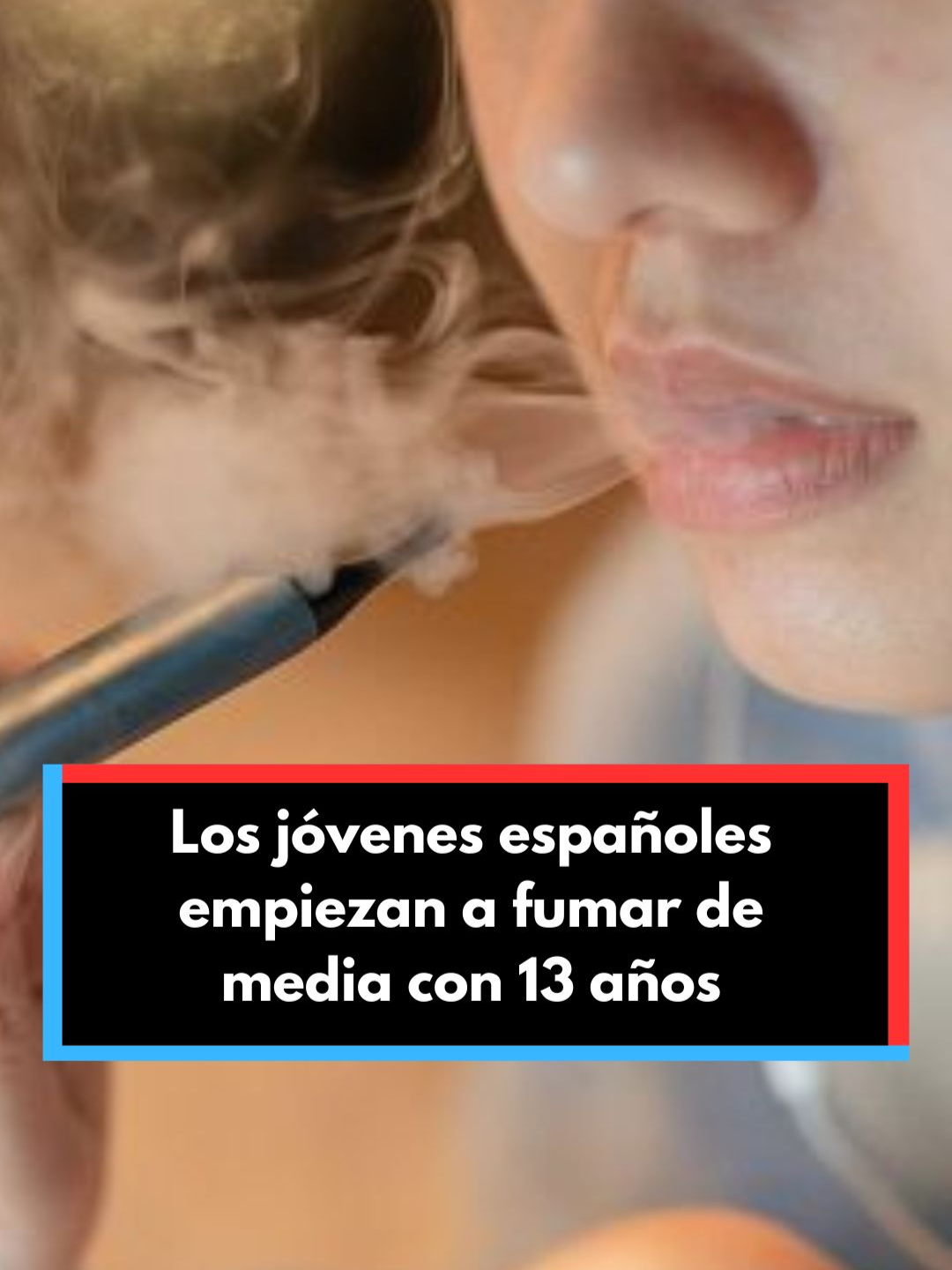 🔸 Los jóvenes españoles empiezan a fumar de media con 13 años. Entre los fumadores de nuevos dispositivos hay un mayor porcentaje de jóvenes, ya que creen que no son tan perjudiciales. Pero, el tabaco es la primera causa de muerte en el mundo y el tabaquismo pasivo también aumenta el riesgo de cáncer y enfermedades respiratorias y cardiovasculares. #jovenes #news #noticias #noticiastiktok