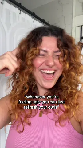and if that doesn’t work, just wash it 🚿 #curlyhair #washday #curlyrefresh #refreshingcurlyhair 