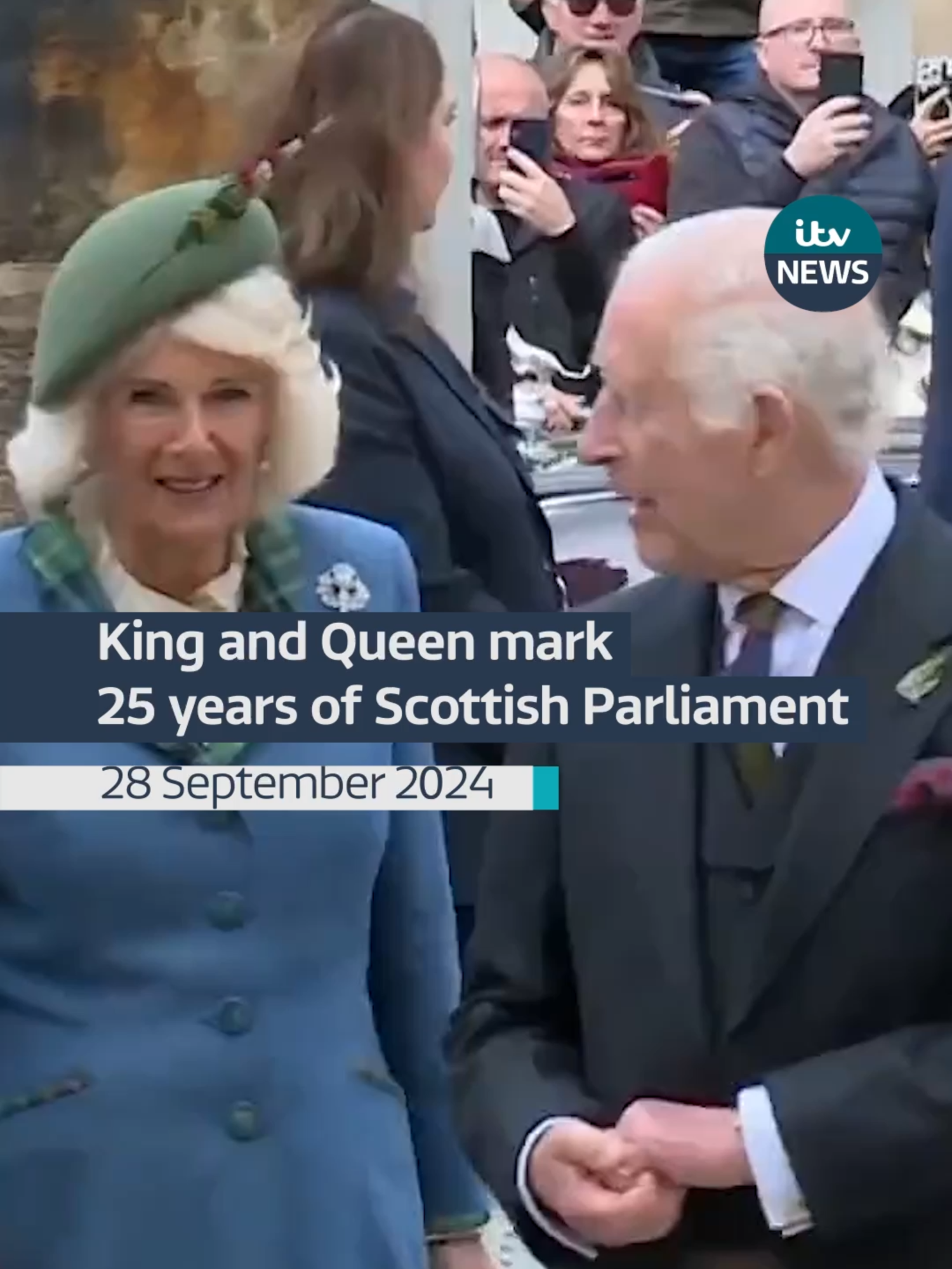 The King has marked the 25th anniversary of the Scottish Parliament, saying it has more than “thrived” @itvpolitics #itvnews #Scotland #royals #holyrood