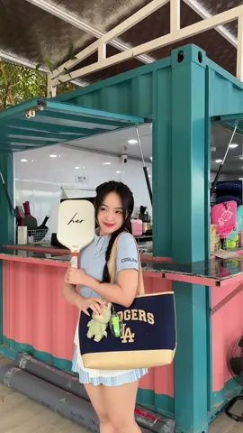 Cũng lên sân pickle ball như ai hihi mng thả tim cho Cún động lực đi tập dù nắng dù mưa được không ạ #beplain #sunmuse #vitac