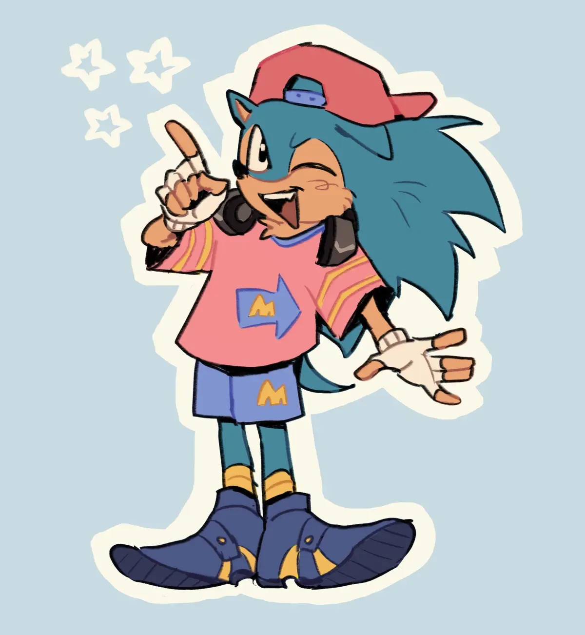 Sonics favorite outfit! Yaaaay! #sonic #sonicthehedgehog #sonicart #art #cute