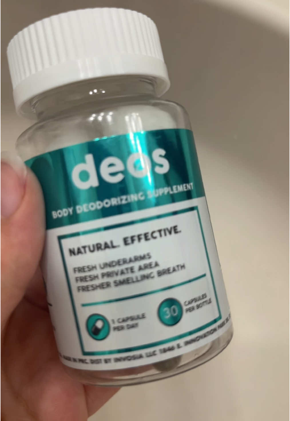 Body Deoderizing supplement that helps your whole body smell good. #deos #deodorant #deodorantsupplement #smellgood #guthealth 