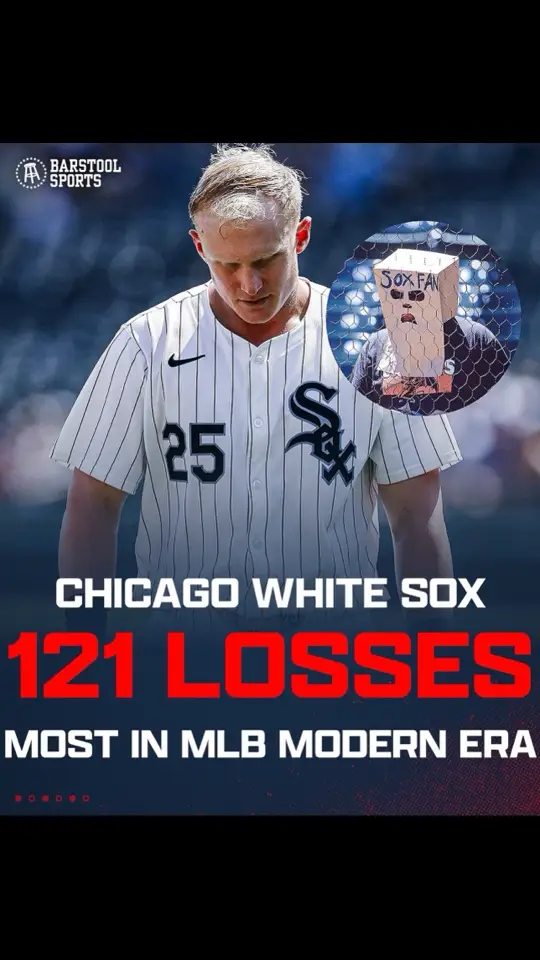 Congrats to the 2024 Chicago White Sox on being the worst baseball team in the modern era @Barstool Baseball 