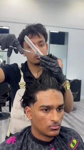 If you have straight hair and want textured/curly hair send me a dm😮‍💨 #haircut #taper #straighthair #toronto #barber #transformation 