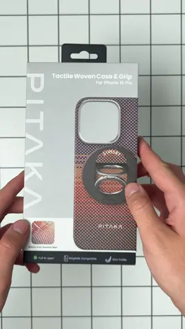 Setting up my iPhone 16 Pro with @Pitaka  Let me introduce you to Pitaka, a technology brand specializing in material science and innovative design. They sent me their case in two different colors, Sunset and Moonrise, along with their MagEZ Grip 2. My favorite is the Sunset color—it complements the black titanium finish of my iPhone perfectly. What do you think of these two cases? Which color do you prefer? Thanks to Pitaka for sending me these amazing products! #iPhone #cover #foryou #viral #tech #contentcreator #pitaka