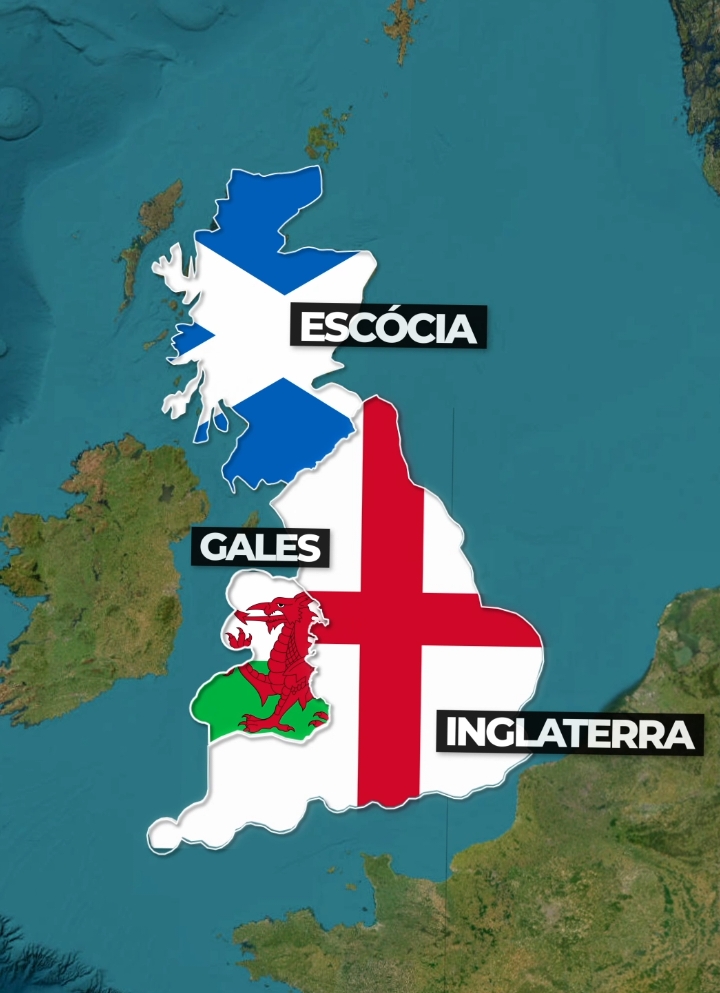 a DIFERENÇA entre Reino Unido x Grã Bretanha x Inglaterra #geografia #curiosidades #fyp #historias 