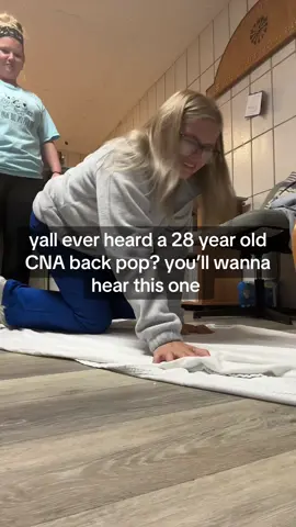 *i am on my unpaid 30 min lunch break *no wonder i feel like a million years old & the young age of 28😂🫠 #backpopping #cnalife #cna #fyp #fup #fypシ゚viral #MomsofTikTok 
