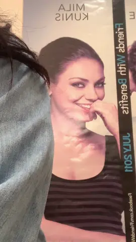 very interesting poster placement🚽👀😂  #milakunis #movieposter #bathroomposter 