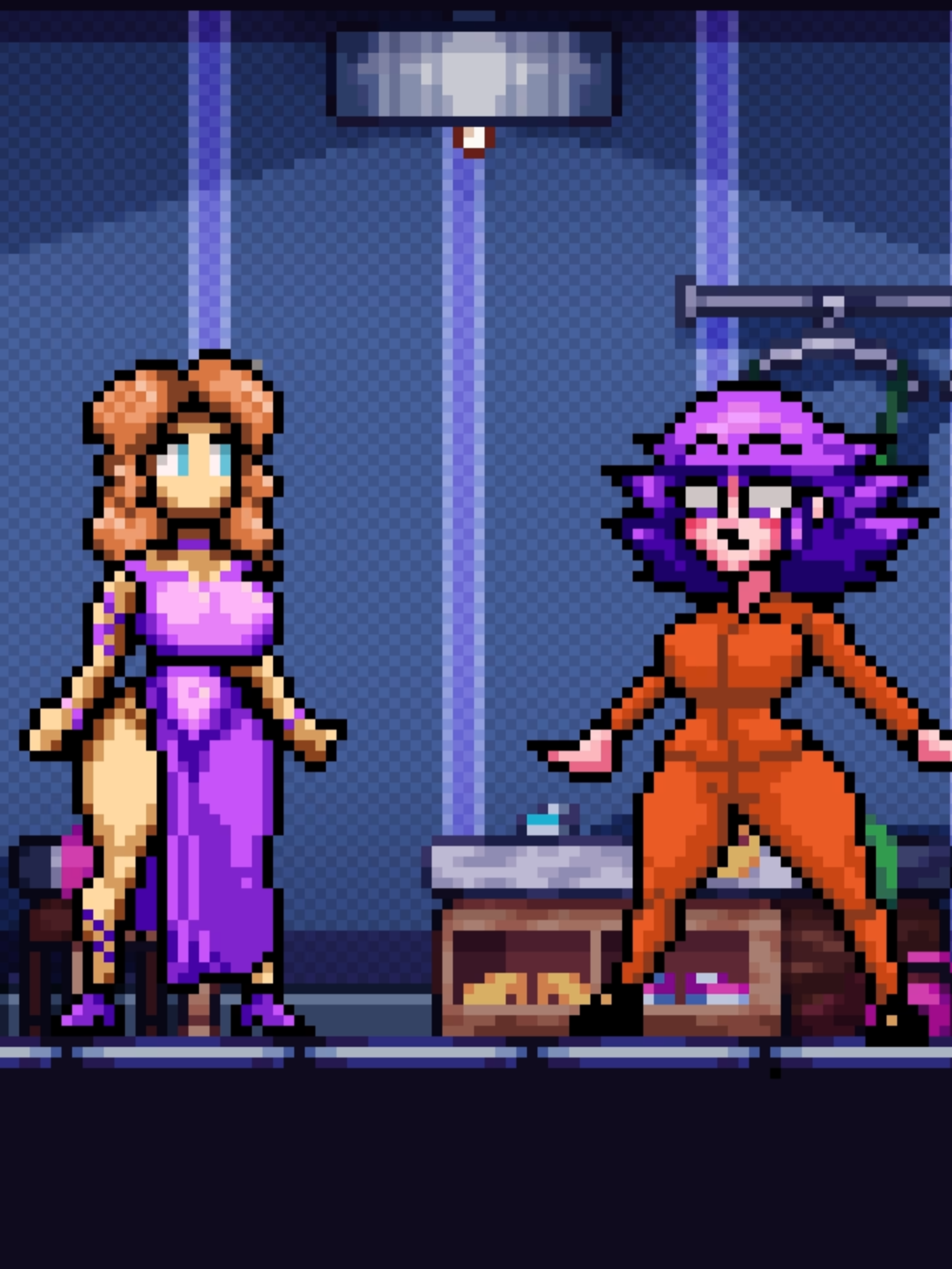 Clothes Swap Collab with @vefrog_art!! #animation #aseprite #pixel #pixelart #originalcharacter #fyp #fypage #fypシ゚