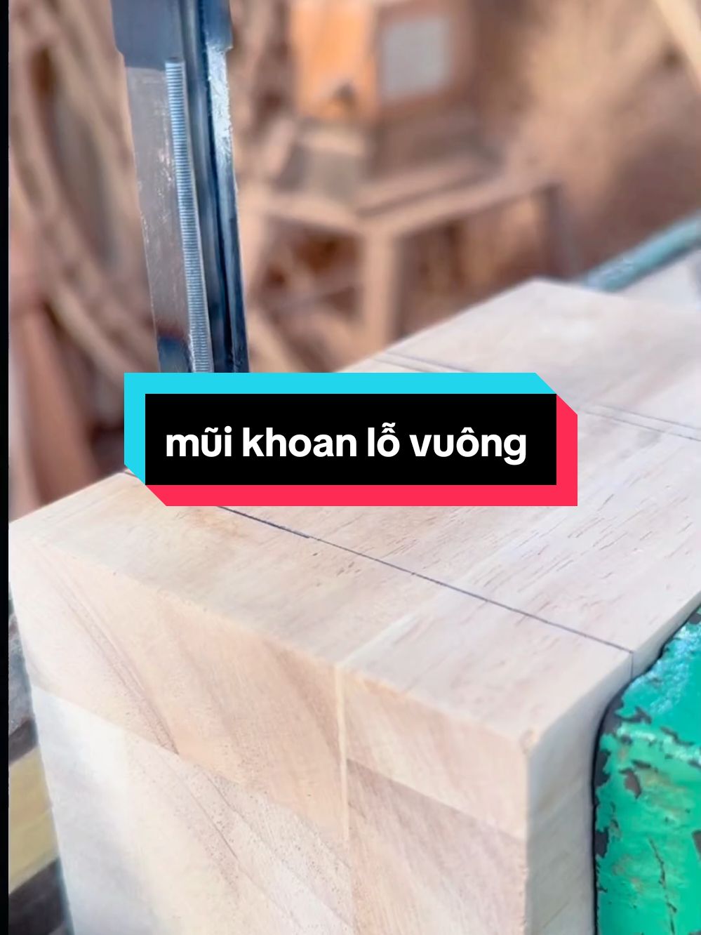 mũi khoan lỗ mộng vuông cho nghề mộc #dcgr #foryou #muikhoan #muikhoandanang #chebiengo #donghecongnghe5 