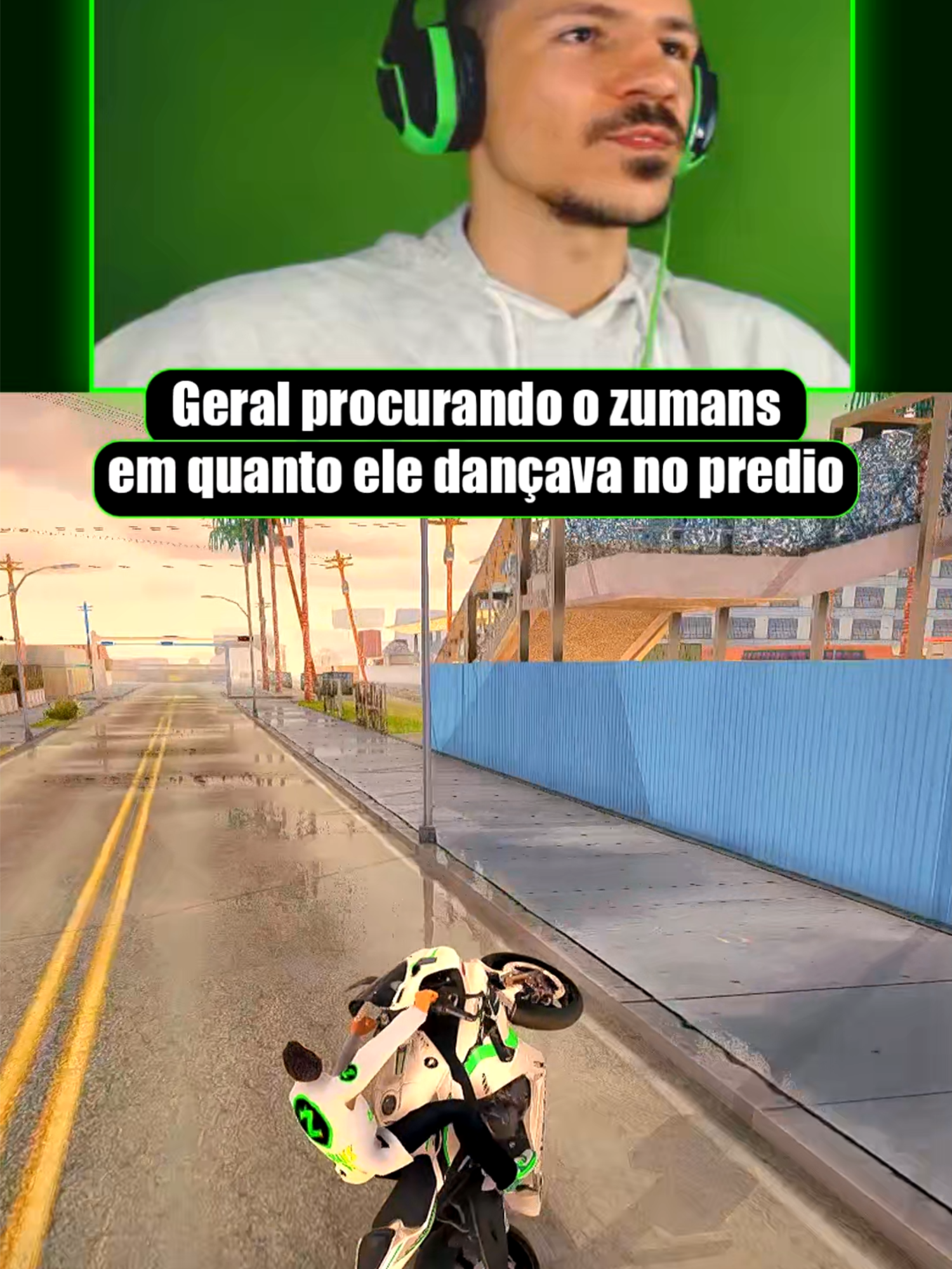 Zumans tirando onda em quanto os cara procurava ele na fuga #fy #gta #game #fyp