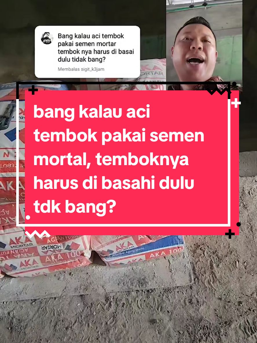 acian pakai mortal tidak perlu dibasahi dulu plesterannya #bangunan #belajar #tukang #cluster #perumahan #rumah #arsitek #arsitektur #tekniksipil #villanafa #villatenayan  #indonesia #indonesiamaju #renovasi #kontraktor #developer #tips #inspirasi #tutorial #motivasi #interior #interiordesign #exterior #LifeHack #dapur #kitchen #kitchenset #desainrumah #brosispku #infopku #pkucity #royalproperty 