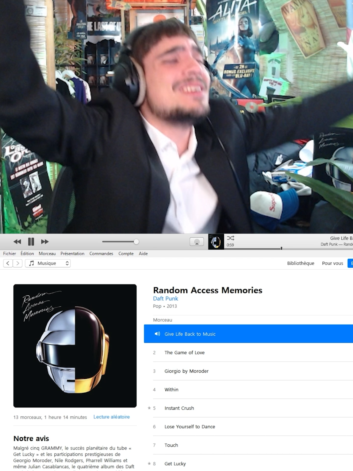 LET THE MUSIC IN TONIGHT!, JUST TURN ON THE MUSIC! - #youtube #twitch #fyp #daftpunk #givelifebacktomusic #randomaccessmemories #pop #dance #musique