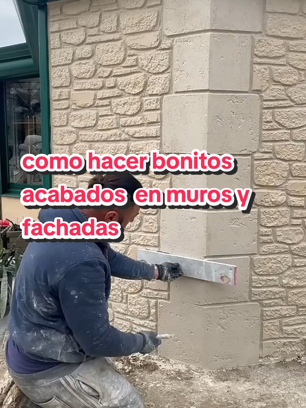 como hacer bonitos acabados en muros y fachadas muy buenos acabados 
