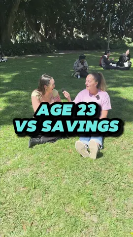 Savings at Age 23 💰 #streetinterview #interview #savings #australia #property #sydney #money #agevssavings