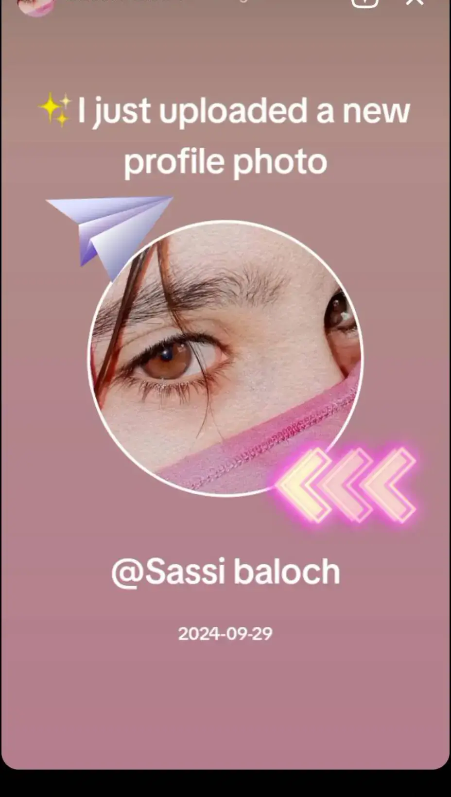 Sassi baloch new profile❤️  @Shahid Rind 