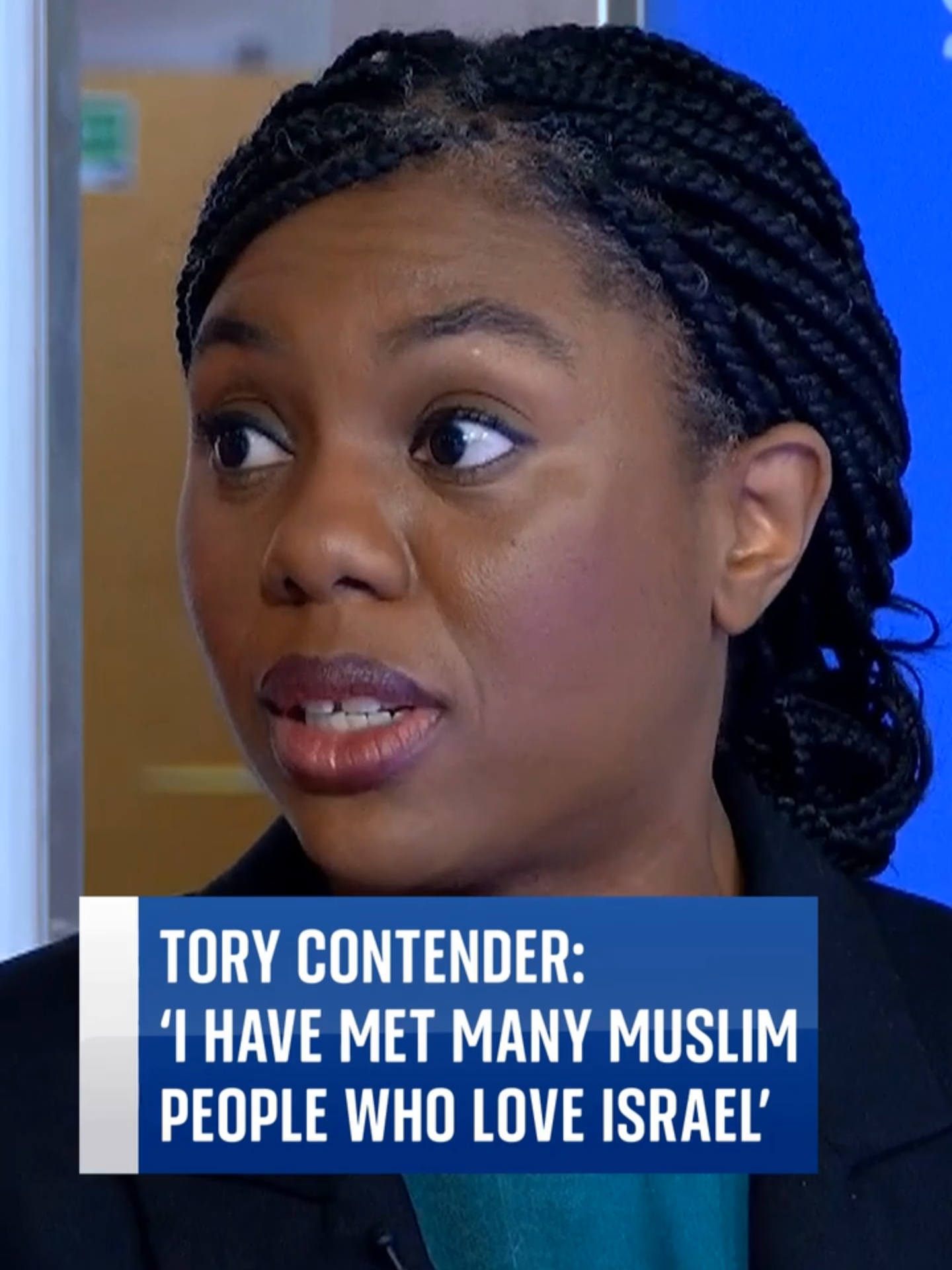 Kemi Badenoch says, 'It's not all Muslim immigrants,' adding she's met many who love Israel, but warns too many who 'hate Israel' are coming to the UK. #skynews