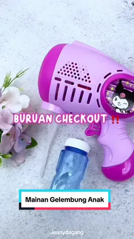 Terbaru Mainan gelembung anak super lucu cus gercepin keranjang kuning kita #mainangelembunganak #mainanbubblegun #fyp 