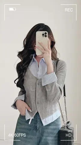 Áo sơ mi Nữ mix cdg liền Samhyewear mới. #aosomi #aosominu #aosominudaitay #aoxinh #nanii6868 #thinhhanh 