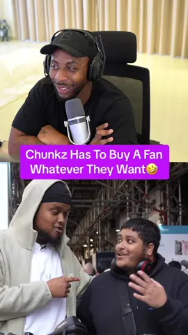 Chunkz Has To Buy A Fan Whatever They Want🤣 #chunkz #uktiktok #ukcomedy 