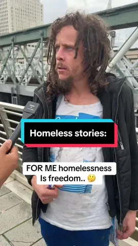 Follow and comment: I see my homelessness as freedom.. 🤔  #homeless #streetlife #deep #motivation #realtalk #freedom #matrix #fyp #foryoupage #viral 