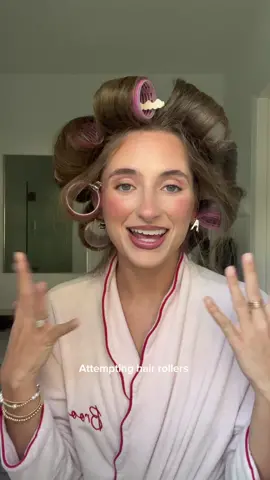 I was going for big bouncy curls for this black tie event and I really love how they turned out! I would also .5 your way through this lol #hairrollers #hairstyle #haircurler #bigcurls #hairrollersblowouts #hairstyles #hairtutorials 