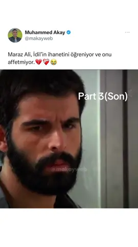 Part 3(SON) “ Maraz Ali İdil’in ihanetini öğreniyor ve onu affetmiyor. “ Yoğun istek üzerine sizler için hazırlandı.❤️ Bugün de Maraz Ali için yakıyoruz.🚬 Bir önceki Adanalı videomuzda Maraz Ali’nin şüphesiyle Boncuk’un nasıl ihanete uğradığını görmüştük. Ama söz konusu kendi olunca bunu göremedi ve ihanete uğradı. Dizi adı: Adanalı(2008) Bir arkadaşına gönder👆 #adanalı #marazali #atv #diziler #ihanet #müzik #makaywebvideoları #reels #bengü #ağlakalbim 
