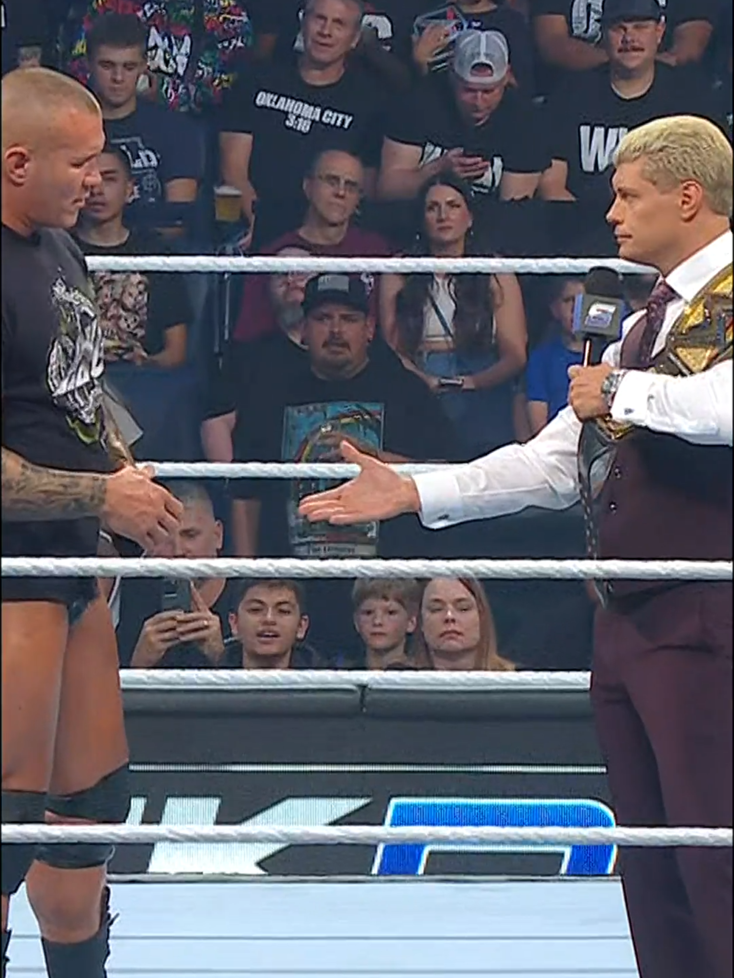 How does #RandyOrton feel about #CodyRhodes teaming with #RomanReigns? 👀 #WWE