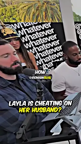 Layla was speaking positivity to brian #whatever #whateverpodcast #dating