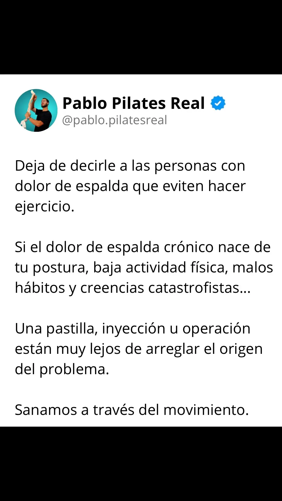 Quiero saber si en algún momento te han dicho que evites hacer ejercicio 🤔