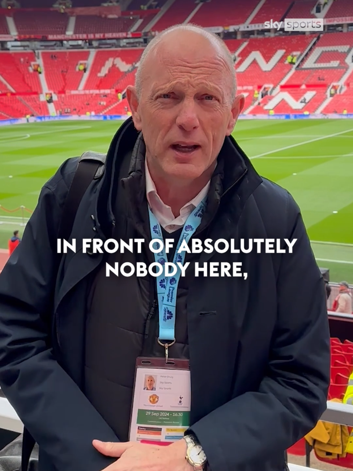 Peter Drury's top three stats ahead of Man Utd 🆚 Spurs... #PremierLeague