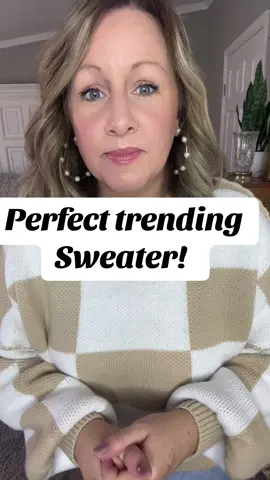 Click the cart to see all the different colors! So soft! This patern is trending for fall season and this sweater is perfect! #fallfashion #outfitinspo #whattowear #fashionfinds #holidayfashion #holidayfashioninspo #midsizefashion 